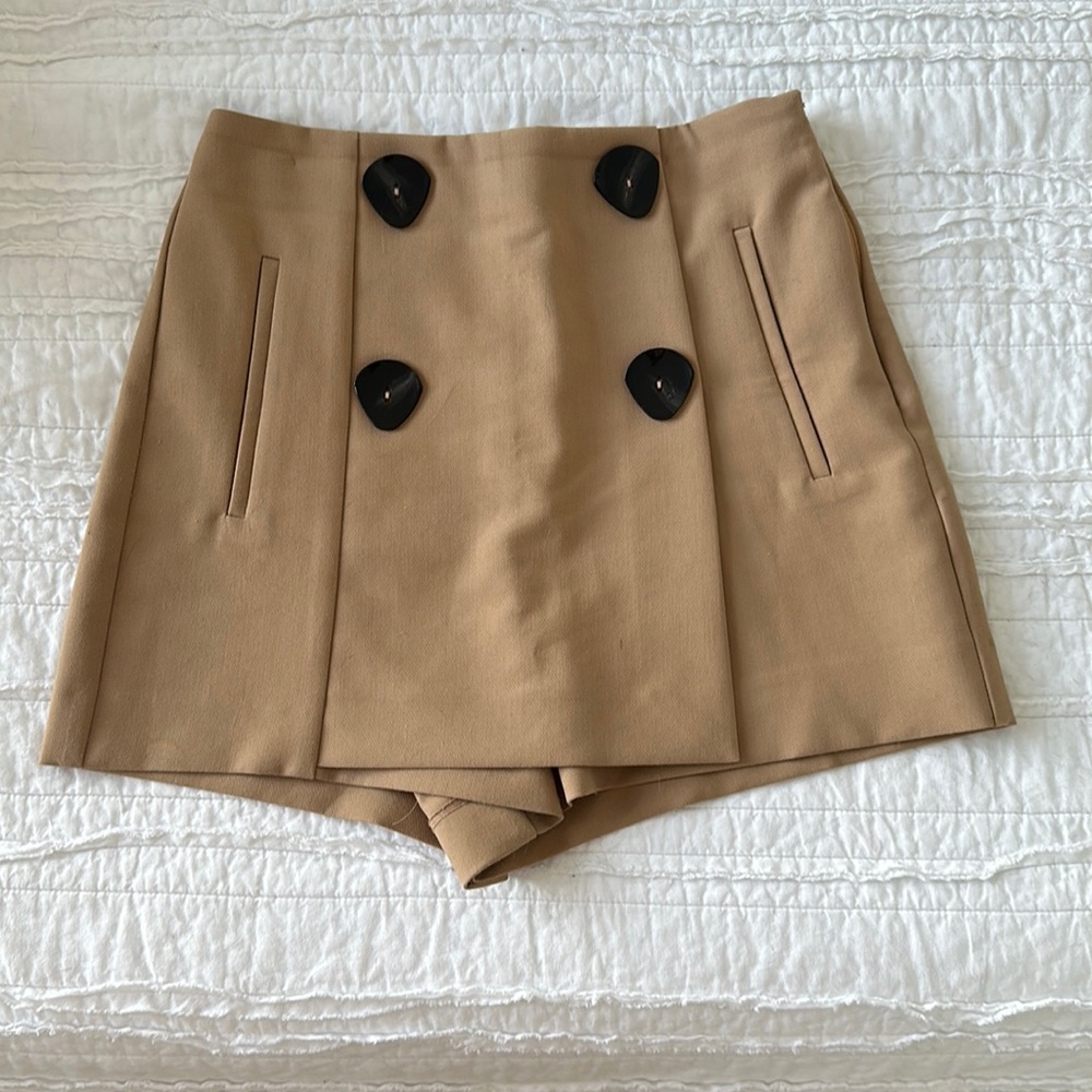 Zara skort with button detail